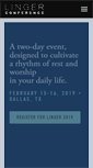Mobile Screenshot of lingerconference.com